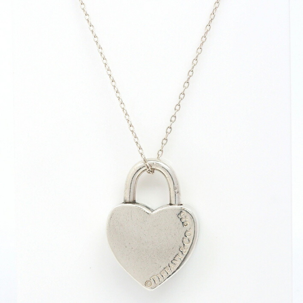Tiffany to Heart Lock Silver Pendant